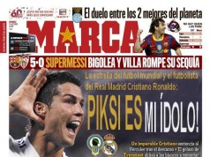 Kristijano Ronaldo za špansku Marku: Piksi je moj idol!