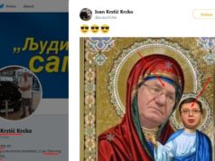 Sopštenje SNS: Član GO DS se sprda sa svetinjama Vučićem i Šešeljom!