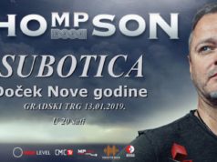 Poznati hrvatski ustaški pevač Tompson održaće koncert u Subotici za doček srpske Nove godine!