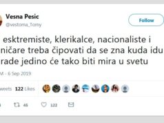 Vesna Pešić: Čipovati sve nacionaliste i desničare!