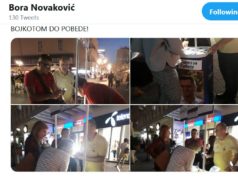 Bora Novaković kandidat opozicije za gradonačelnika Novog Sada skuplja potpise za BOJKOT!