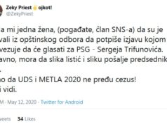 SNS skuplja kapilarne glasove za Sergeja Trifunovića?
