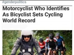 Motorciklista koji se identifikuje kao biciklista postavio novi svetski rekord