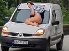 Pijani američki vojnik vozio devojku na haubi auta kroz kanjon Vrbasa