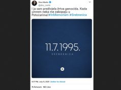 Dino Merlin: kad umrem nek me zakopaju u Potočarima !