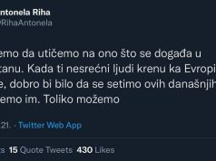 Antonela Riha: primiću trojicu Avganistanaca u svoj stan