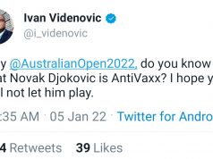 Ivan Videnović tužio Novaka Australijan Openu !