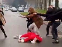 HRVATSKI VOJNIK ODBRANIO GOLORUKI HRVATSKI NAROD U SLAVONSKOM BRODU OD ČETNIKA MASKIRANOG U DEDA MRAZA (VIDEO)