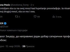 Počeli pregovori: Vesna Pešić prodaje X profil ZICERU!