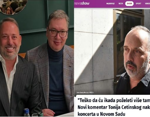 HRVATSKA CENZURA NA DJELU! Mediji skrivaju fotografiju Tonija Cetinskog i Vučića koja bi „srušila Hrvatsku“