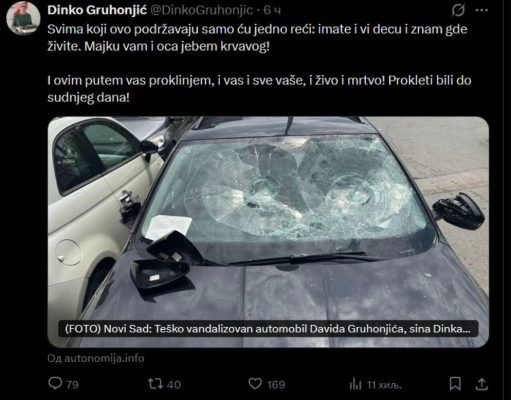 Dinko Gruhonjić baca kletve: „Ateizam je za slabe, ja sam NOVOSADSKI prorok sa Limana!“
