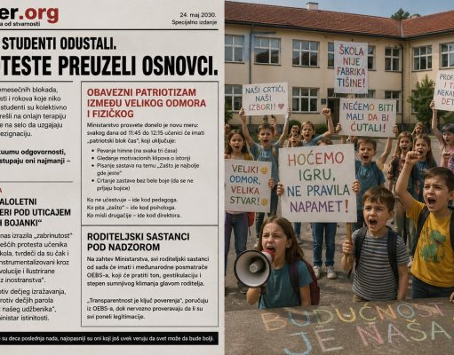 2030: Studenti odustali, proteste preuzeli osnovci