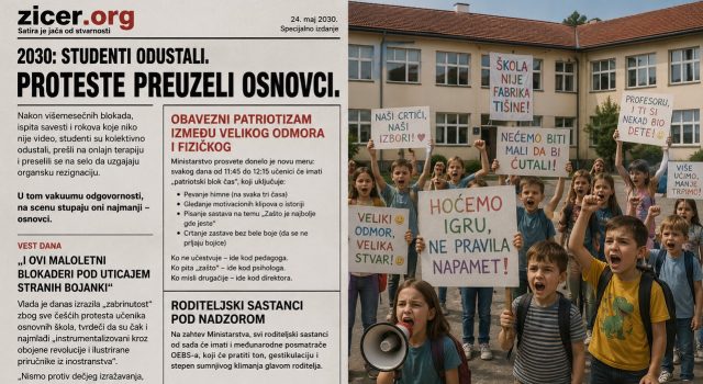 2030: Studenti odustali, proteste preuzeli osnovci
